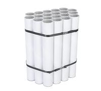 IMBALLAGGI.POINT - LOT DE 20 TUBES POSTAUX EN CARTON AVEC DES BOUCHONS EXPÉDITION EMBALLAGE CYLINDRE LONGUEUR 370MM X 50 MM DIAMÈTRE POSTER DOCUMENTS FORMAT A3/A4