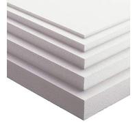 Imballaggi.point - Panneaux en polystyrène isolants - Idéal pour l'isolation thermique des murs, du plafond et du faux plafond - Densité de 15 kg/m³ - 100 x 100 x 2 cm (20)