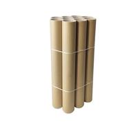 Imballaggi Point - Tube en carton Havane avec bouchon - Ø 10 x 65 cm Longueur - Résistant et Réutilisable pour Documents, A1Poster, Dessins et Expéditions Sûres. - Lot de 20 pièces