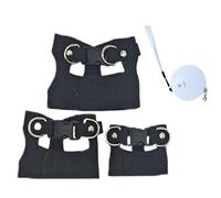 IMBARATION DE L'ÉCHANTILLON | IMBARATION EN PET RÉGLABLE SOFT avec corde de traction | 3x harnais, entraînement pour animaux de marche pour dragon barbu, lézard, merveilleux