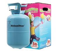 imbattable Fête : Helium Star® hélium Bouteille jetable avec 250 l gaz pour ballon jusqu'à 30 ballons - Bouteille d'hélium avec ballon à gaz idéal pour anniversaire d'enfant, mariage etc. - hélium pour ballons de fête.