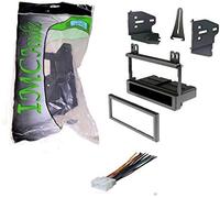IMC Audio Kit de tableau de bord Single DIN pour installation radio de rechange pour Ford Lincoln Mazda Mercury