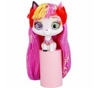 IMC - Chatte VIP Pets Cats. de 9,5 cm et Cheveux 30 cm (Exp 6 pièces) Mod Sdos, Multicolore (713031)