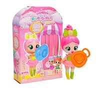 IMC Toys BUBIGIRLS Greta | Poupée Surprise à Collectionner à Habiller Qui gonfle Les Ballons avec 12 Accessoires - Jouet Cadeau pour Enfants + 5 Ans