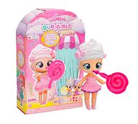IMC Toys BUBILOONS BUBIGIRLS Susie Poupée Surprise à Collectionner Qui gonfle des Bulles avec 12 Accessoires, Jouet Cadeau pour Filles et garçons à partir de 5 Ans