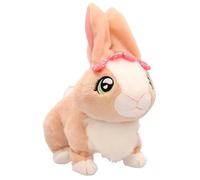 Club PETZ Betsy, Adorable Peluche de Lapin Qui Sautille Quand on l'Appelle, Émet des Sons et Ses Oreilles Bougent, Jouet Cadeau pour Enfants à Partir de 3 Ans
