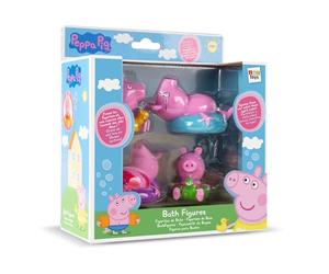 IMC Toys Pack de 4 Figurines Peppa Pig-Aspergeur Bain, 360037, 35.6 x 16.0 x 10.7 cm