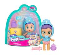 IMC Toys Poupée Crying Baby Doll Playtime 8,5 cm Push and Crawl, Multicolore (921825)