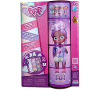 IMC Toys – Poupée Phoebe (BFF by Cry Babies) – cheveux longs, vêtements tissu, 9 accessoires