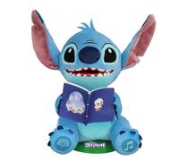 IMC Toys Stitch Storyteller de Lilo & Stitch, jouet électronique en peluche chante chansons et raconte des histoires en italien, espagnol et français, lumière de nuit, jouet pour enfants à partir de 3