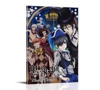 IMCAY Black Butler Poster Anime Peinture décorative sur toile Art mural pour salon, chambre à coucher, 30 x 45 cm