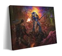 IMCAY Warhammer 40,000 Boltgun Poster Peinture décorative sur toile Art mural pour salon, chambre à coucher, 40 x 60 cm