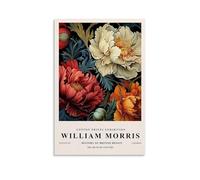 IMCAY William Morris Sea Flower and Botanical Art Impression photo moderne Décoration de chambre familiale 30 x 45 cm