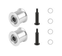 Imdinnogo Kit de poulie de renvoi X-Axis (2 pièces) pour Bambu-Lab H2D/H2S | Poulie de rechange à rotation libre, courroies de distribution, entraînement du noyau, garantit un guide fluide des