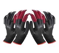IME Lot de 2 paires de gants de jardinage imperméables avec griffes pour creuser la ferme, pour le travail et le travail avec 8 griffes