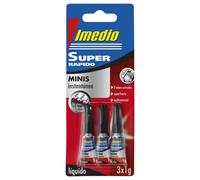 Imedio - Adhésif instantané super rapide - Minis 3x1g