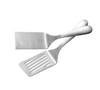 IMEEA Lot de spatules en métal SUS304 en acier inoxydable pour cuisson à hamburger, spatule plate pour cuisson 25,4 cm