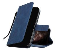 IMEIKONST Coque Compatible avec Huawei Honor 8X, Magnétique Cuir Premium PU Housse Pochette Portefeuille avec 3 Porte Cartes Antichoc Étui à Rabat Protection pour Huawei Honor 8X. Blue HXA