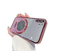 IMEIKONST Coque pour Samsung Galaxy Note 10 Plus, Mince TPU Coque avec Miroir Anneau Housse Antichoc Anti-Rayures Couverture de Caméra Protection Etui pour Samsung Note 10+. Rose Gold DSJ