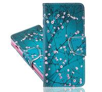 IMEIKONST Housse pour Huawei Honor 9X Lite, Cuir PU Flip Coquille Couverture Porte Cartes Portefeuille Magnétique Antichoc Étui à Rabat Coque pour Huawei Honor 9X Lite. Blue Apricot BBK