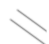 iMeistek Lot de 2 barres rondes en acier inoxydable 304-5 mm x 400 mm - Pour la maison, les machines industrielles, le bricolage