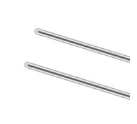 iMeistek Lot de 2 barres rondes en acier inoxydable 304-6 mm x 350 mm (diamètre x longueur) - Pour le traitement, l'artisanat