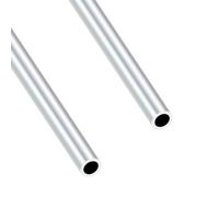 iMeistek Lot de 2 tubes ronds en aluminium 6063-14 mm de diamètre extérieur, 10 mm de diamètre intérieur x 400 mm de long - Tubes en aluminium sans couture pour modélisme DIY
