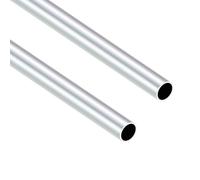iMeistek Lot de 2 tubes ronds en aluminium 6063-16 mm de diamètre extérieur, 14 mm de diamètre intérieur x 400 mm de long - Tubes en aluminium sans couture pour modélisme DIY
