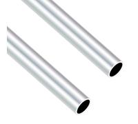 iMeistek Lot de 2 tubes ronds en aluminium 6063-20 mm de diamètre extérieur, 17 mm de diamètre intérieur x 400 mm de long - Tubes en aluminium sans couture pour modélisme DIY