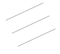 iMeistek Lot de 3 tubes en acier inoxydable 304-3 mm de diamètre extérieur x 1 mm d'épaisseur - 250 mm de long - Tubes ronds droits et industriels