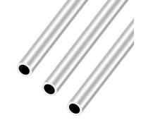 iMeistek Lot de 3 tubes ronds droits en aluminium 6063 - Diamètre extérieur 14 mm, Diamètre intérieur 10 mm, Longueur 300 mm Pour industriel, décoratif, architectural