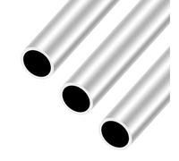 iMeistek Lot de 3 tubes ronds droits en aluminium 6063 - Diamètre extérieur 24 mm, Diamètre intérieur 20 mm,Longueur 300 mm - Pour industriel, décoratif, architectural
