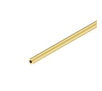 iMeistek Tube en laiton, 6 mm de diamètre extérieur x 1,5 mm d'épaisseur de paroi de 300 mm de long, tubes droits sans couture en laiton pour loisirs créatifs