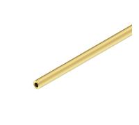 iMeistek Tube en laiton, 7 mm de diamètre extérieur x 1,5 mm d'épaisseur de paroi de 300 mm de long, tube rond en laiton pour loisirs créatifs