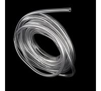 iMeistek Tuyau en plastique transparent de 10 mm x 14 mm de diamètre extérieur - 6 m de long - Tuyau flexible en vinyle PVC de qualité alimentaire pour transfert d'huile, d'eau et d'air