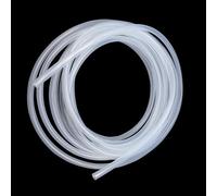 iMeistek Tuyau en silicone de 8 mm ID x 10 mm OD, 6 mètres, tuyau flexible en silicone de qualité alimentaire, transparent pour eau et air