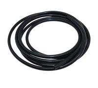iMeistek Tuyau flexible en silicone, diamètre intérieur 12 mm, diamètre extérieur 15 mm, tuyau en silicone noir de 3 m pour pompes et tuyaux d'air