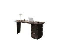 IMEITE Bureau d'angle Bureau d'étude de Style rétro avec Armoire Rangement, Bureau d'écriture Moderne, Patron, Consultation médicale et esthétique Bureau D’Ordinateur(200x70x75cm)