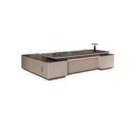 IMEITE Bureau d'angle Bureau du président Boss exécutif Simple et Moderne Mobilier de Bureau Bureau D’Ordinateur