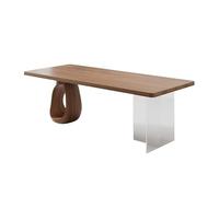 IMEITE Bureau d'angle Table à thé créative en Bois Massif, Grande Taille, idéale for Le Bureau, la préparation du, Salon ou Salle de réunion Bureau D’Ordinateur