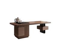IMEITE Bureau d'angle Table Basse en Bois Massif de Style Chinois, Une Table au Milieu du canapé, Peut être utilisée comme Meuble Bureau dans Le ou Salon Bureau D’Ordinateur