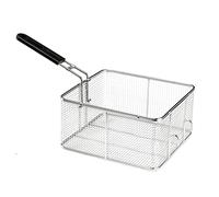 IMEITE Passoire Panier à Frire carré en Acier Inoxydable friteuse Cuisine Restaurant Frites Poulet pépite Panier à Frire Panier en Maille(04)