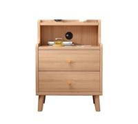 IMEITE Petite table de chevet, petite armoire simple pour chambre à coucher, meuble de rangement de style chinois pour usage domestique, tables de salon