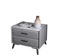 IMEITE Table de chevet en bois massif, armoires de rangement simples pour chambre à coucher, armoires de sol de style nordique, tables de salon