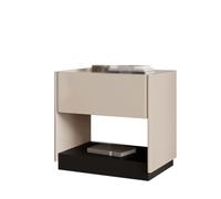 IMEITE Table de chevet en bois massif laqué, meuble moderne et simple, petite table basse haut de gamme, table de chevet pour chambre à coucher, tables de salon