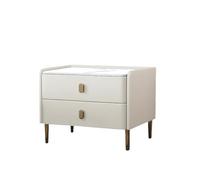 IMEITE Table de chevet en bois massif, moderne et simple, armoire de rangement pour chambre principale, petite table de chevet de rangement, tables de salon