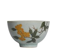 IMEITE Tasses À Matcha Grande tasse à thé, couleur glace, peinte à la main sous glaçure, tasse antique de maître de Kung Fu, tasse unique spéciale for hommes et femmes Service À Thé Avec Infuseur
