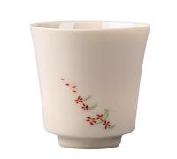 IMEITE Tasses À Matcha Tasse à thé beige en acacia, plante frêne, peinte la main, service de Kung Fu, maître, ménage, salon, petite eau Service À Thé Avec Infuseur