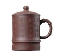 IMEITE Tasses À Matcha Tasse à thé chinoise for hommes, tasse à sable violet, tasse à thé faite à la main, tasse à thé de l'après-midi for étude, bureau 650 ml Service À Thé Avec Infuseur