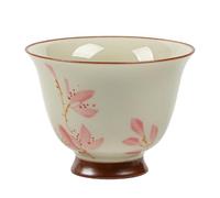 IMEITE Tasses À Matcha Tasse à thé en céramique peinte la main avec orchidée magnolia, service Kung Fu simple, dégustation exquise for dame et maître Service À Thé Avec Infuseur